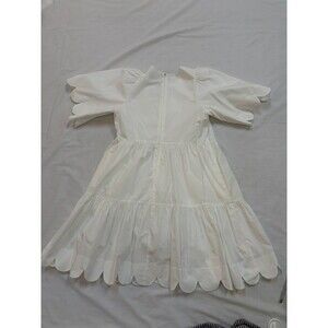 English Factory Puff Sleeve Cotton Mini Dress Size XS